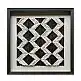 LIBERTA EARTH CRAFT ΠΙΝΑΚΑΣ ΔΙΑΚΟΣΜΗΣΗΣ 60x60x4cm ΧΑΡΤΙ ΜΑΥΡΟ ΜΠΕΖ ΓΥΑΛΙ ΜΑΥΡΟ