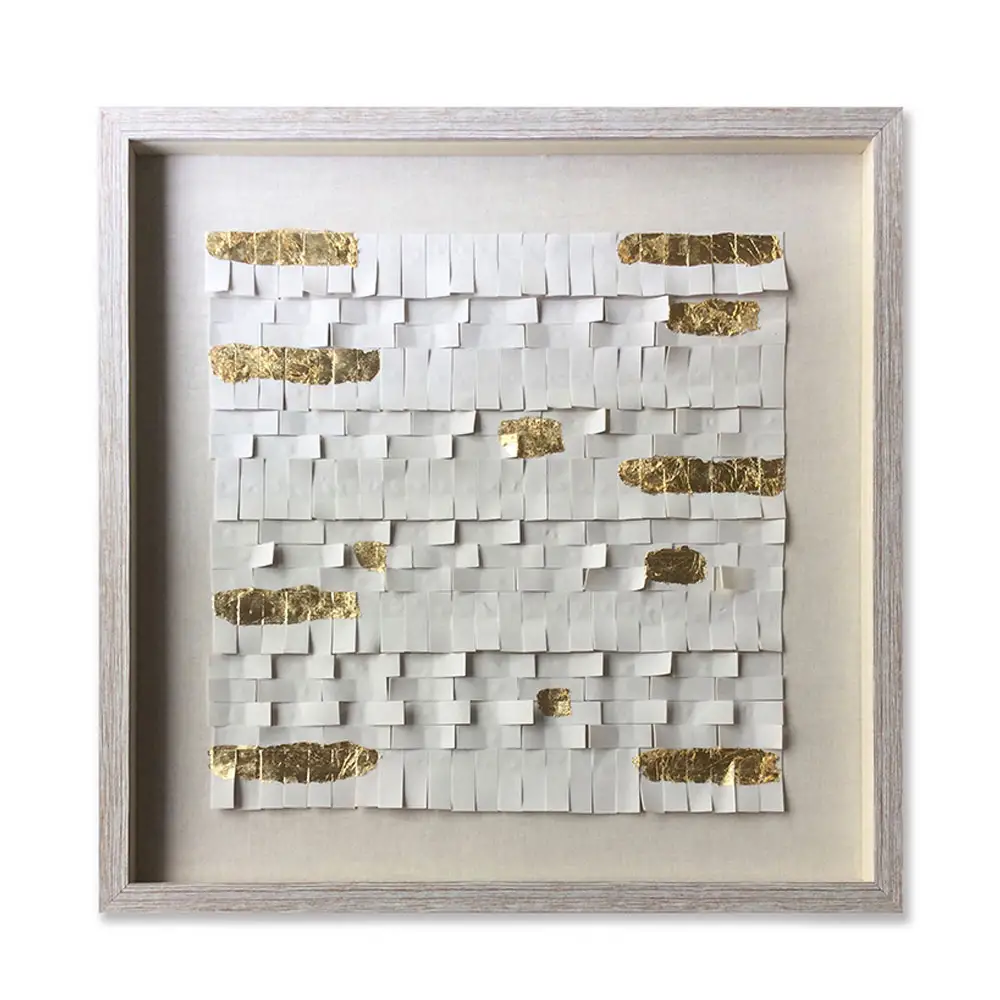 LIBERTA VITAL VIBES ΠΙΝΑΚΑΣ ΔΙΑΚΟΣΜΗΣΗΣ 60x60x4cm PEVA ΜΠΕΖ ΧΡΥΣΟ ΓΥΑΛΙ ΦΥΣΙΚΟ