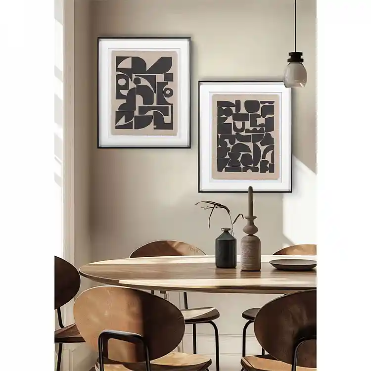 LIBERTA DO MORE ΠΙΝΑΚΑΣ ΔΙΑΚΟΣΜΗΣΗΣ 50x60x4cm ΓΥΑΛΙ ΛΕΥΚΟ ΜΑΥΡΟ ΞΥΛΟ ΜΑΥΡΟ