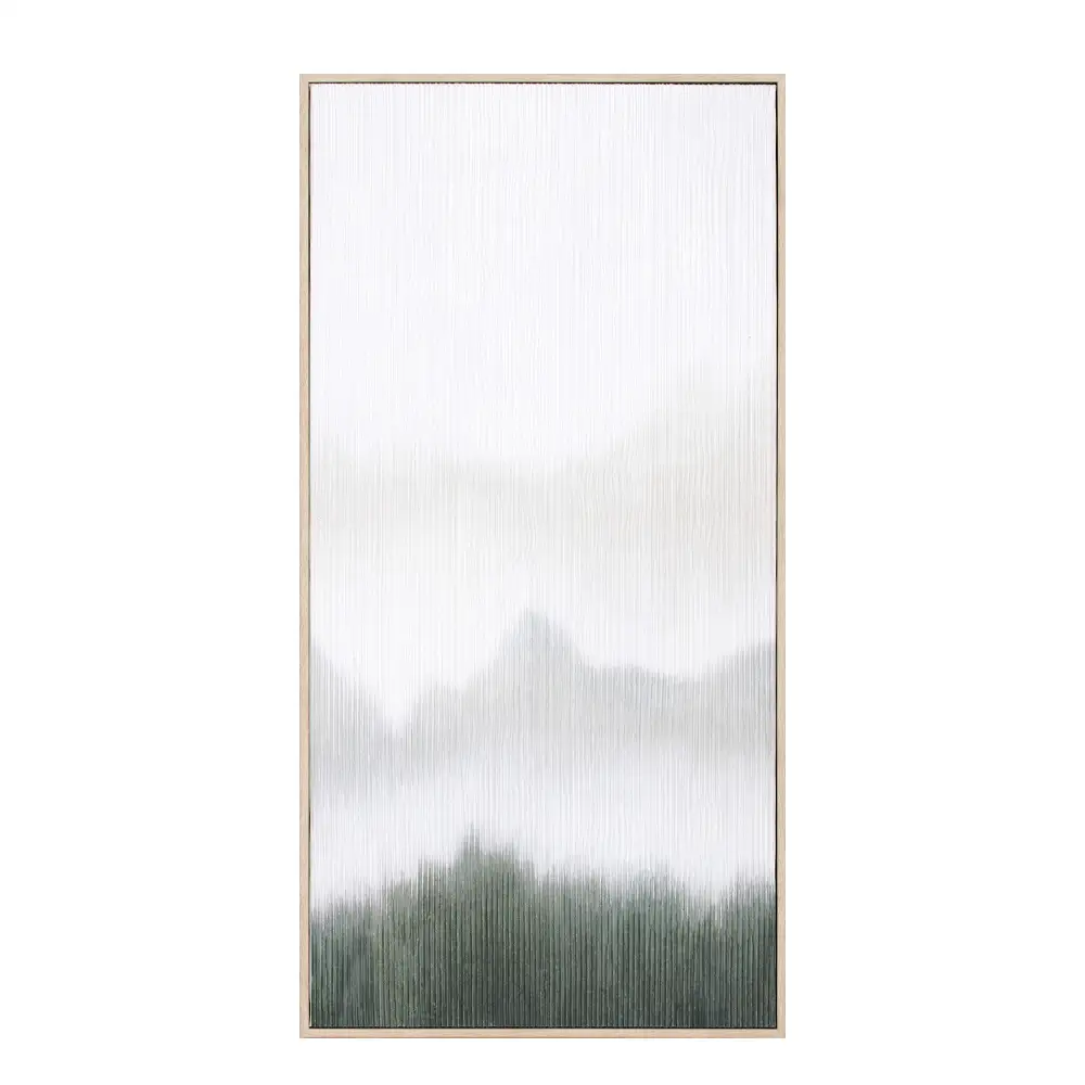 LIBERTA LOST IN NATURE ΠΙΝΑΚΑΣ ΔΙΑΚΟΣΜΗΣΗΣ 45x90x5cm ΚΑΜΒΑΣ ΛΕΥΚΟ ΠΡΑΣΙΝΟ ΞΥΛΟ ΦΥΣΙΚΟ