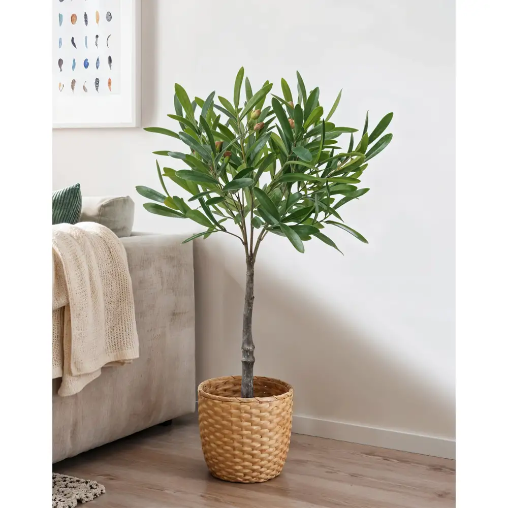 LIBERTA OLIA ΦΥΤΟ ΤΕΧΝΗΤΟ ΣΕ ΓΛΑΣΤΡΑ 75cm PVC ΠΡΑΣΙΝΟ PU