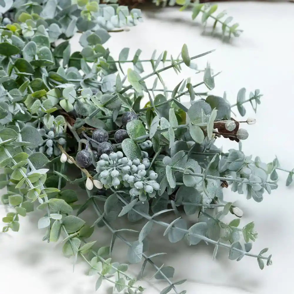 LIBERTA EUCALYPTUS 48 ΣΤΕΦΑΝΙ ΔΙΑΚΟΣΜΗΣΗΣ 48x48cm PVC ΠΡΑΣΙΝΟ