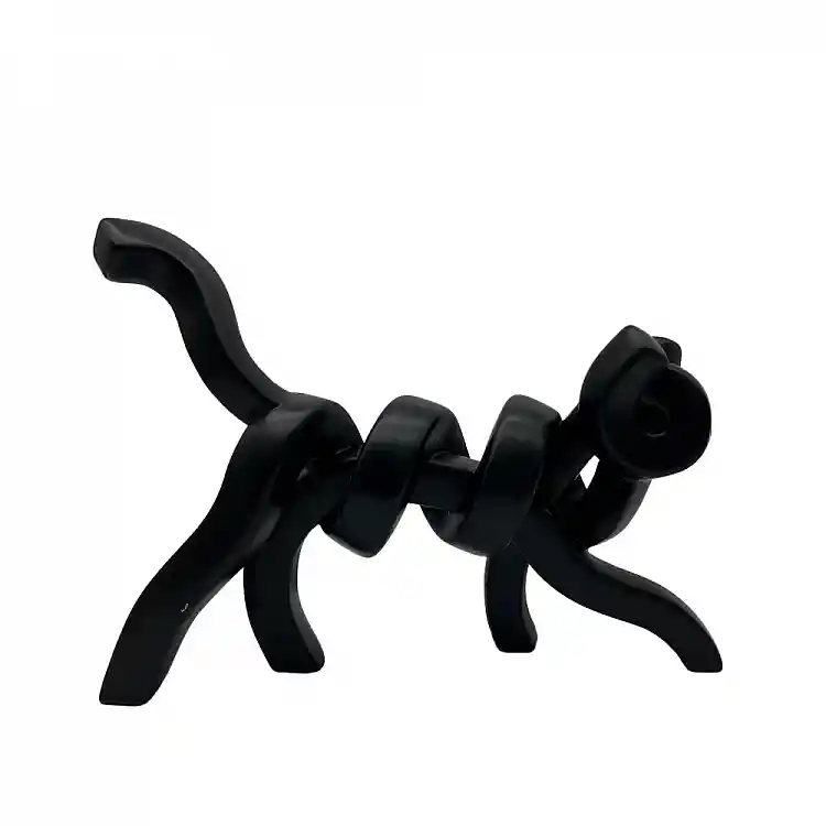 LIBERTA BELMA ΔΙΑΚΟΣΜΗΤΙΚΟ ΓΑΤΑ 30x8x22cm POLYRESIN ΜΑΥΡΟ