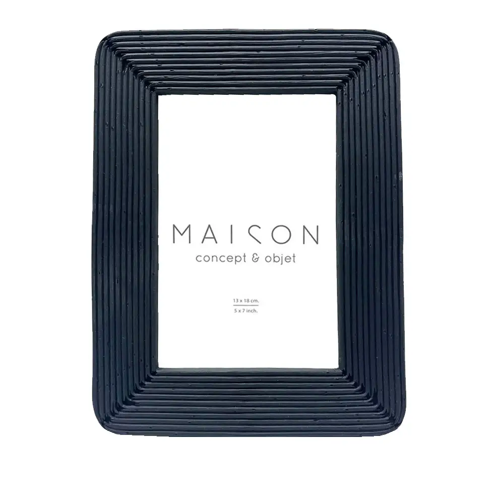 LIBERTA EDWARD ΚΟΡΝΙΖΑ 19x2x24cm POLYRESIN ΜΑΥΡΟ ΓΥΑΛΙ