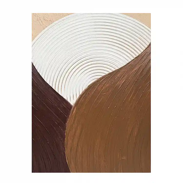 LIBERTA DESSERT SUN ΠΙΝΑΚΑΣ ΔΙΑΚΟΣΜΗΣΗΣ ΜΕ ΚΟΡΝΙΖΑ 80x120x4cm ΚΑΜΒΑΣ ΜΠΕΖ ΚΑΦΕ ΞΥΛΟ ΚΑΦΕ