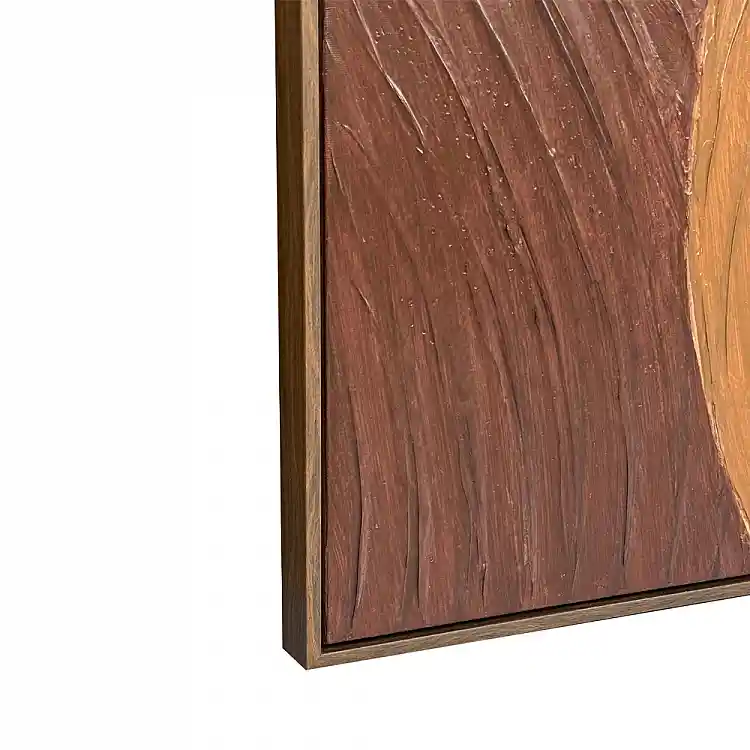 LIBERTA DESSERT SUN ΠΙΝΑΚΑΣ ΔΙΑΚΟΣΜΗΣΗΣ ΜΕ ΚΟΡΝΙΖΑ 80x120x4cm ΚΑΜΒΑΣ ΜΠΕΖ ΚΑΦΕ ΞΥΛΟ ΚΑΦΕ