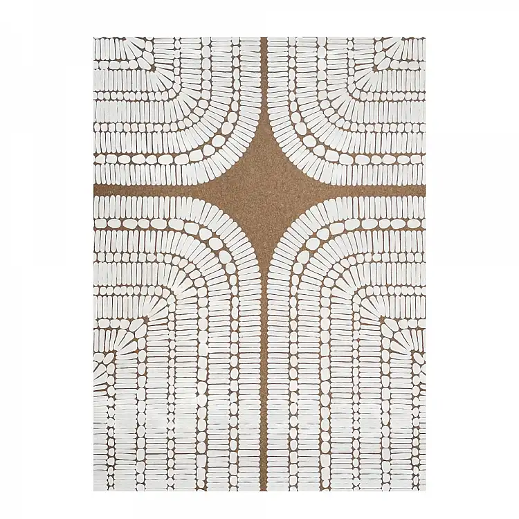 LIBERTA NEW AGE ΠΙΝΑΚΑΣ ΔΙΑΚΟΣΜΗΣΗΣ 80x120x4cm ΚΑΜΒΑΣ ΜΠΕΖ ΚΑΦΕ ΞΥΛΟ ΚΑΦΕ
