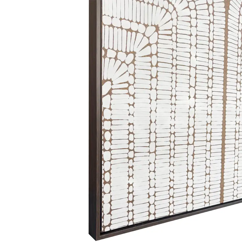 LIBERTA NEW AGE ΠΙΝΑΚΑΣ ΔΙΑΚΟΣΜΗΣΗΣ 80x120x4cm ΚΑΜΒΑΣ ΜΠΕΖ ΚΑΦΕ ΞΥΛΟ ΚΑΦΕ
