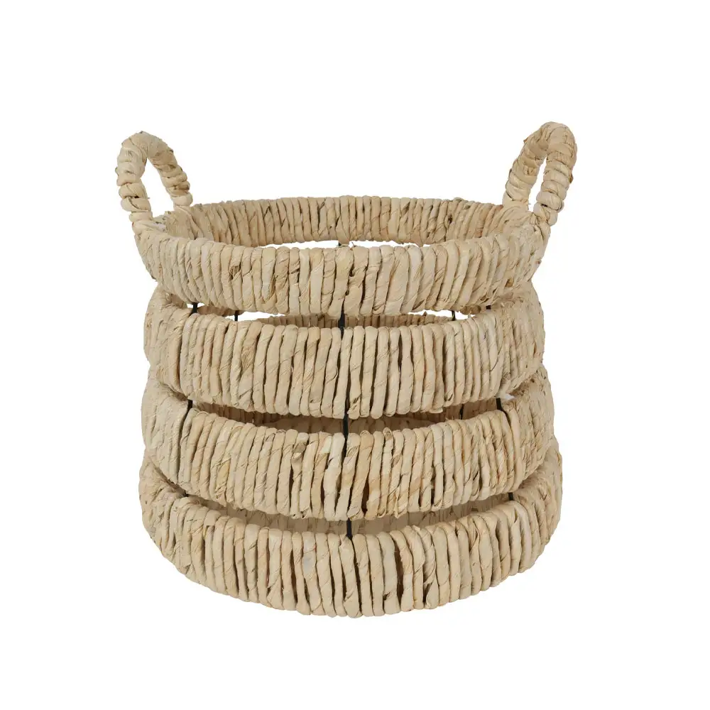 LIBERTA THEROS ΚΑΛΑΘΙ ΑΠΟΘΗΚΕΥΣΗΣ 31x31x24cm SEAGRASS ΦΥΣΙΚΟ