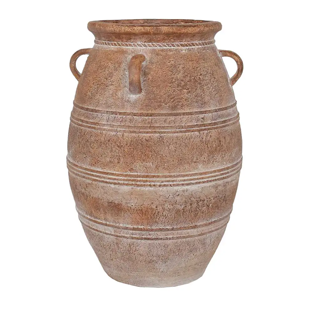 LIBERTA ALTHEA ΓΛΑΣΤΡΑ 37x37x55cm MgO TERRACOTTA