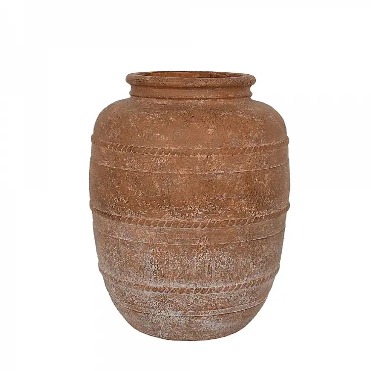 LIBERTA ALTHEA ΓΛΑΣΤΡΑ 35x35x45cm MgO TERRACOTTA