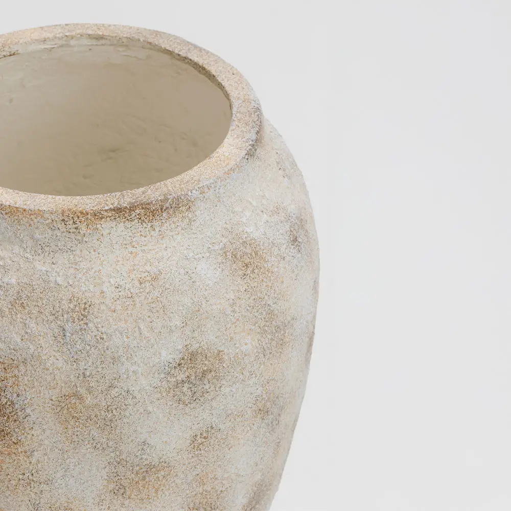 LIBERTA SCOPELOS ΓΛΑΣΤΡΑ 30x30x37cm MgO ΛΕΥΚΟ ΜΠΕΖ