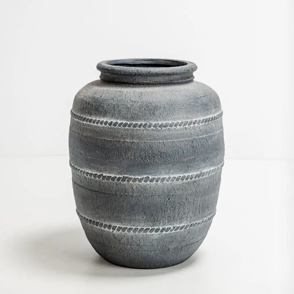 LIBERTA VESUVIUS ΓΛΑΣΤΡΑ 35x35x46cm MgO ΓΚΡΙ