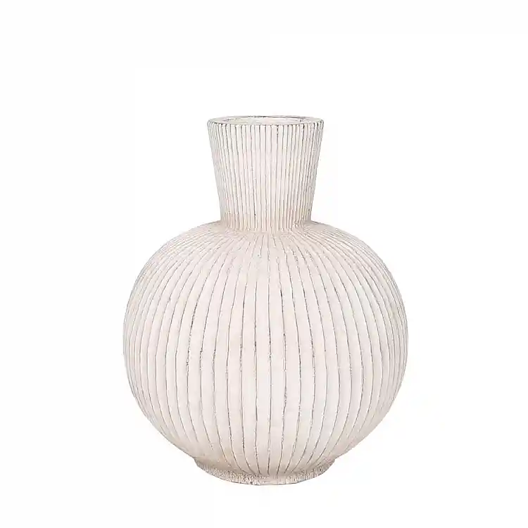 LIBERTA NIREAS ΒΑΖΟ 30x30x38cm MgO ΛΕΥΚΟ