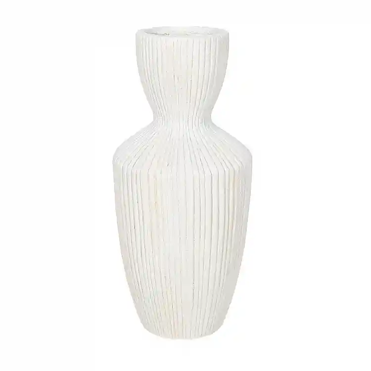 LIBERTA NEFELI ΒΑΖΟ 25x25x56cm MgO ΛΕΥΚΟ