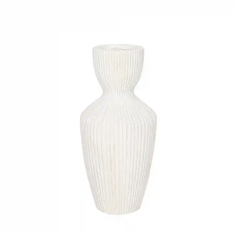 LIBERTA NEFELI ΒΑΖΟ 21x21x43cm MgO ΛΕΥΚΟ