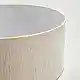 LIBERTA SANTORINI ΦΩΤΙΣΤΙΚΟ ΕΠΙΤΡΑΠΕΖΙΟ 30x30x60cm ΚΕΡΑΜΙΚΟ ΛΕΥΚΟ ΛΙΝΟ ΜΠΕΖ