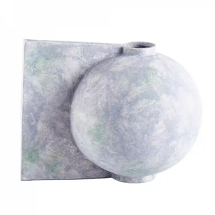 LIBERTA ALKISTIS ΒΑΖΟ 30x23x25cm ΚΕΡΑΜΙΚΟ ΓΚΡΙ