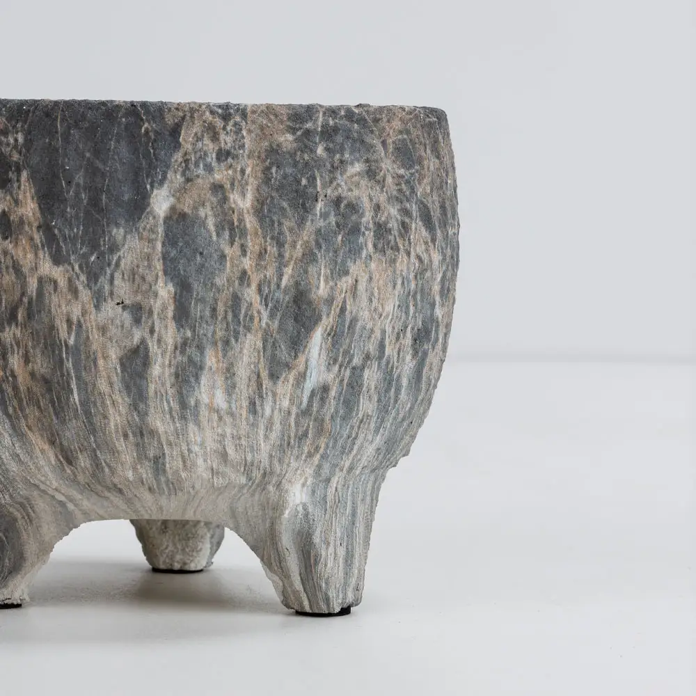 LIBERTA ROCKY ΚΑΣΠΩ 20x20x18cm ΚΕΡΑΜΙΚΟ ΑΝΘΡΑΚΙ ΜΠΕΖ