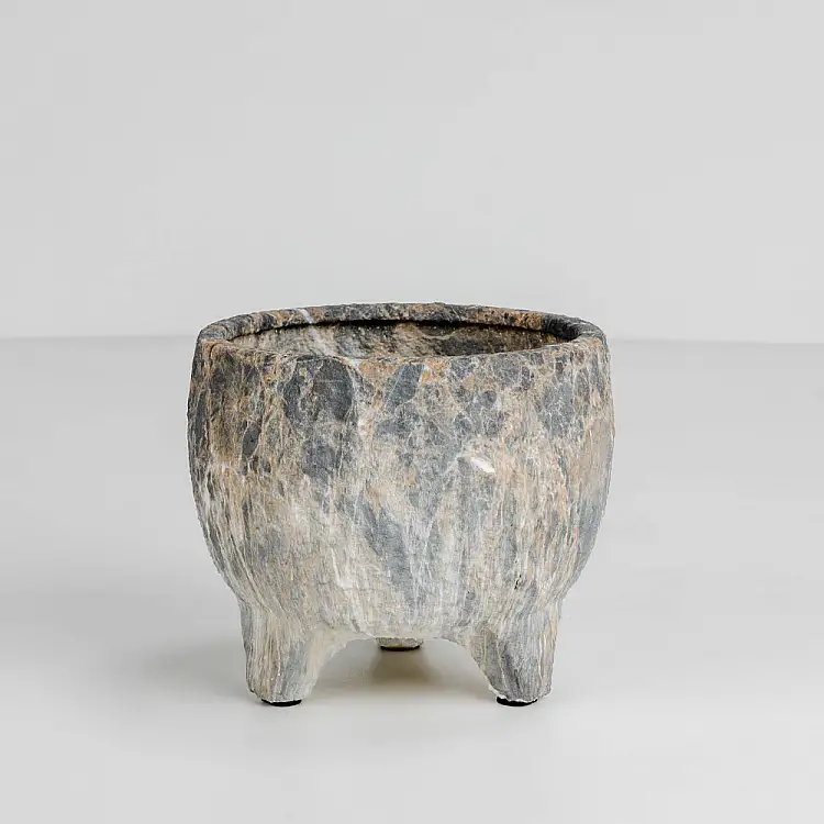 LIBERTA ROCKY ΚΑΣΠΩ 20x20x18cm ΚΕΡΑΜΙΚΟ ΑΝΘΡΑΚΙ ΜΠΕΖ