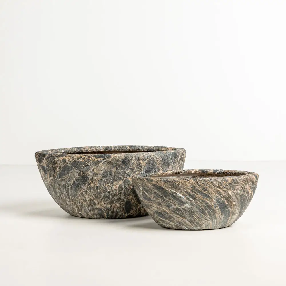 LIBERTA GASHER ΚΑΣΠΩ ΣΕΤ 2ΤΜΧ 46x22x20cm ΚΕΡΑΜΙΚΟ ΑΝΘΡΑΚΙ ΜΠΕΖ