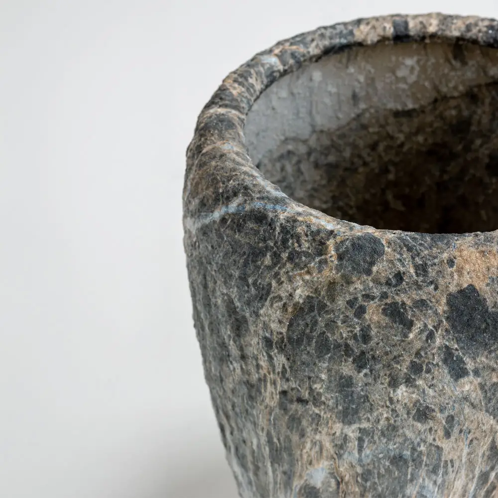 LIBERTA GASHER ΓΛΑΣΤΡΑ ΣΕΤ 3ΤΜΧ 42x42x35cm ΚΕΡΑΜΙΚΟ ΑΝΘΡΑΚΙ ΜΠΕΖ