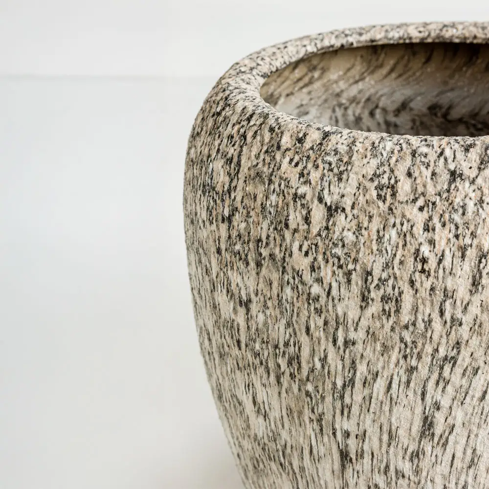 LIBERTA KANCHE ΓΛΑΣΤΡΑ ΣΕΤ 2ΤΜΧ 48x48x39cm ΚΕΡΑΜΙΚΟ ΜΠΕΖ ΜΑΥΡΟ