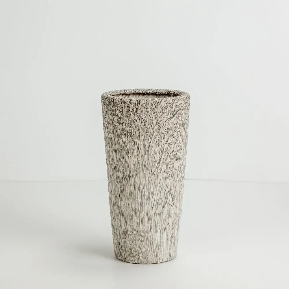 LIBERTA KANCHE ΓΛΑΣΤΡΑ ΣΕΤ 2ΤΜΧ 32x32x53cm ΚΕΡΑΜΙΚΟ ΜΠΕΖ ΜΑΥΡΟ