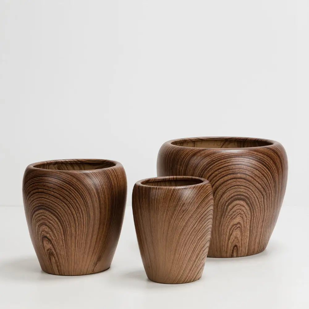 LIBERTA BOIS ΓΛΑΣΤΡΑ ΣΕΤ 3ΤΜΧ 42x42x35cm ΚΕΡΑΜΙΚΟ ΚΑΦΕ