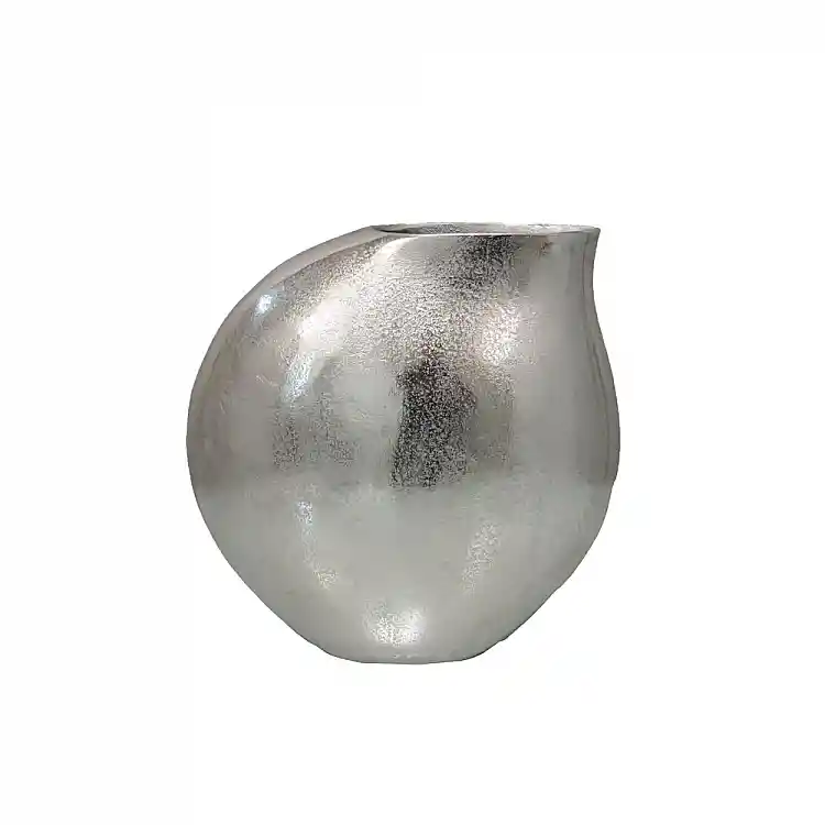 LIBERTA BRONTIE ΒΑΖΟ 40x17x40cm ΑΛΟΥΜΙΝΙΟ ΑΣΗΜΙ