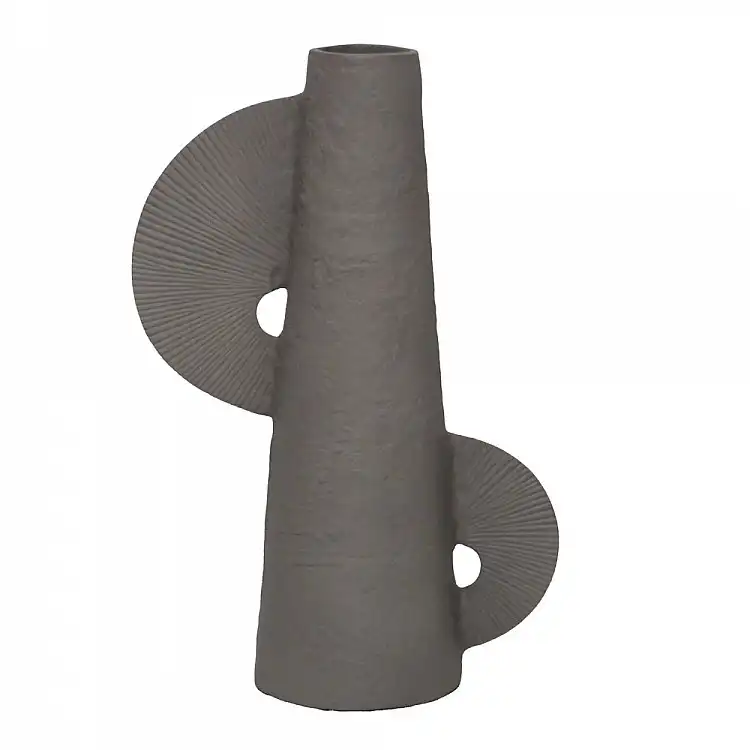 LIBERTA FINTON ΒΑΖΟ 26x13x40cm ΑΛΟΥΜΙΝΙΟ MUD