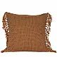 LIBERTA ARNAV ΔΙΑΚΟΣΜΗΤΙΚΟ ΜΑΞΙΛΑΡΙ 45x45cm ΥΦΑΣΜΑ CARAMEL POLYESTER
