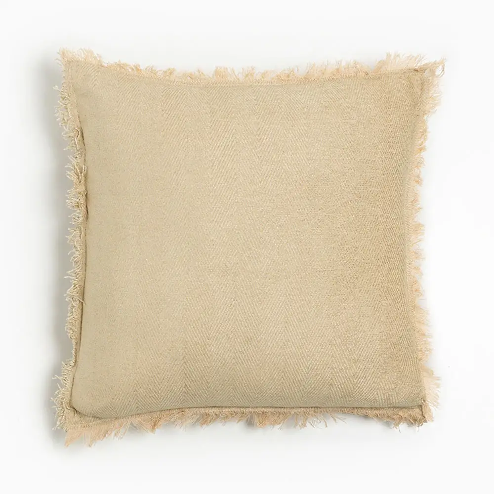 LIBERTA RASUL ΔΙΑΚΟΣΜΗΤΙΚΟ ΜΑΞΙΛΑΡΙ 45x45cm ΥΦΑΣΜΑ ΜΠΕΖ POLYESTER