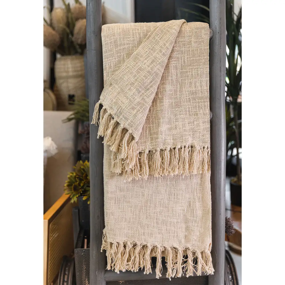 LIBERTA NIHAL ΡΙΧΤΑΡΙ ΔΙΑΚΟΣΜΗΤΙΚΟ 180x240cm ΥΦΑΣΜΑ ΜΠΕΖ