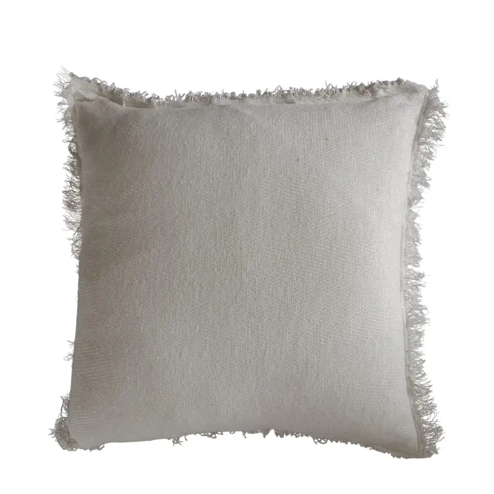 LIBERTA BELUD ΔΙΑΚΟΣΜΗΤΙΚΟ ΜΑΞΙΛΑΡΙ 45x45cm ΥΦΑΣΜΑ ΛΕΥΚΟ POLYESTER