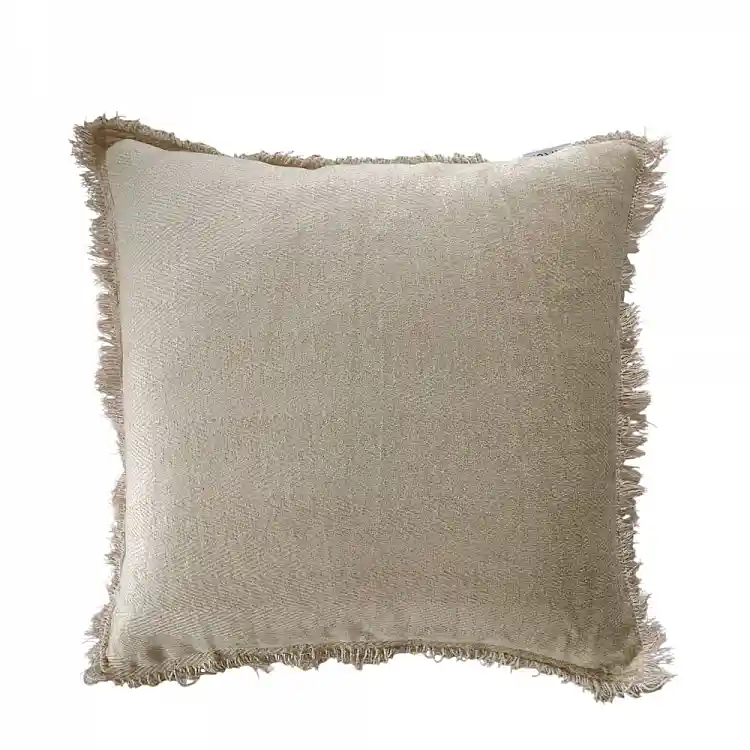 LIBERTA BELUD ΔΙΑΚΟΣΜΗΤΙΚΟ ΜΑΞΙΛΑΡΙ 45x45cm ΥΦΑΣΜΑ ΜΠΕΖ POLYESTER