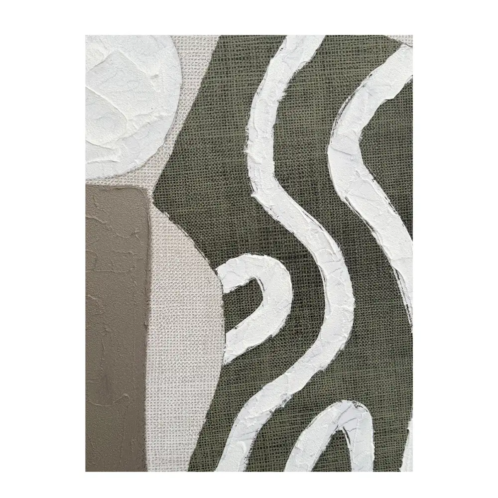 LIBERTA SLATE A ΠΙΝΑΚΑΣ ΔΙΑΚΟΣΜΗΤΙΚΟΣ ΜΕ ΚΟΡΝΙΖΑ 75x100x4cm ΚΑΜΒΑΣ ΛΑΔΙ ΜΠΕΖ ΛΕΥΚΟ PS