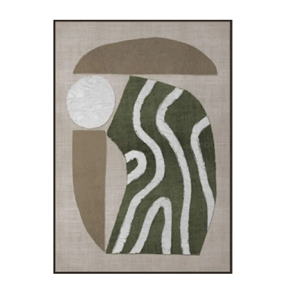 LIBERTA SLATE A ΠΙΝΑΚΑΣ ΔΙΑΚΟΣΜΗΤΙΚΟΣ ΜΕ ΚΟΡΝΙΖΑ 75x100x4cm ΚΑΜΒΑΣ ΛΑΔΙ ΜΠΕΖ ΛΕΥΚΟ PS