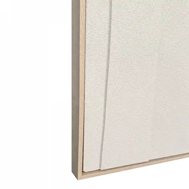 LIBERTA VOID A ΠΙΝΑΚΑΣ ΔΙΑΚΟΣΜΗΤΙΚΟΣ ΜΕ ΚΟΡΝΙΖΑ 80x120x4cm ΚΑΜΒΑΣ ΜΠΕΖ ΛΑΔΙ ΞΥΛΟ
