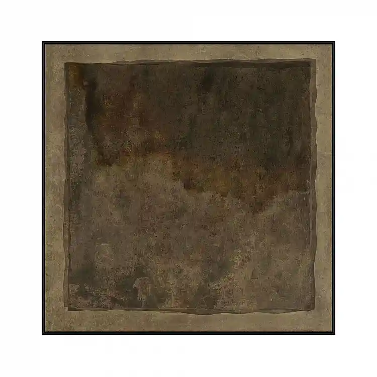 LIBERTA AFENGIA ΠΙΝΑΚΑΣ ΔΙΑΚΟΣΜΗΤΙΚΟΣ ΜΕ ΚΟΡΝΙΖΑ 80x80x4cm ΚΑΜΒΑΣ ΚΑΦΕ ΚΑΦΕ ΞΥΛΟ ΜΑΥΡΟ
