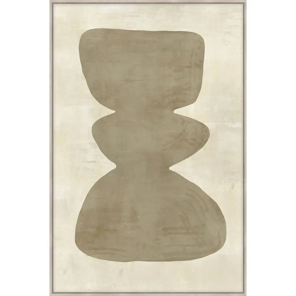 LIBERTA CANDELABRA.B ΠΙΝΑΚΑΣ ΔΙΑΚΟΣΜΗΤΙΚΟΣ ΜΕ ΚΟΡΝΙΖΑ 80x120x4cm ΚΑΜΒΑΣ BEIGE ΚΑΦΕ ΞΥΛΟ ΦΥΣΙΚΟ