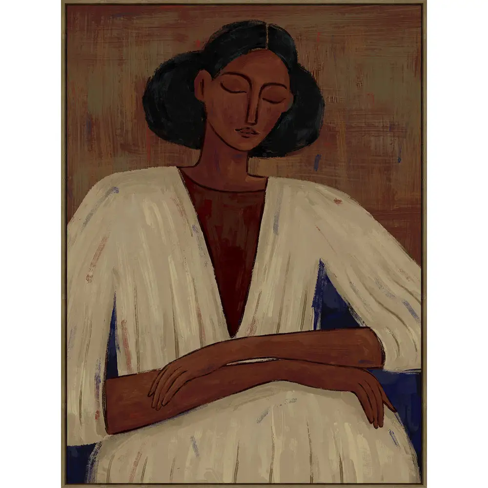 LIBERTA PENSIERO ΠΙΝΑΚΑΣ ΔΙΑΚΟΣΜΗΤΙΚΟΣ ΜΕ ΚΟΡΝΙΖΑ 90x120x4cm ΚΑΜΒΑΣ ΚΑΦΕ ΠΟΛΥΧΡΩΜΟ ΞΥΛΟ ΦΥΣΙΚΟ