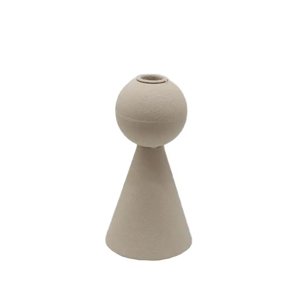 LIBERTA HALO ΚΗΡΟΠΗΓΙΟ 9x9x17.5cm ΜΕΤΑΛΛΟ ΜΠΕΖ