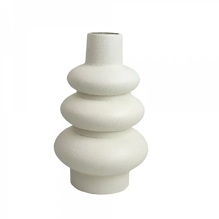 LIBERTA GALLINI ΔΙΑΚΟΣΜΗΤΙΚΟ ΒΑΖΟ 15x15x25cm POLYRESIN OFF WHITE