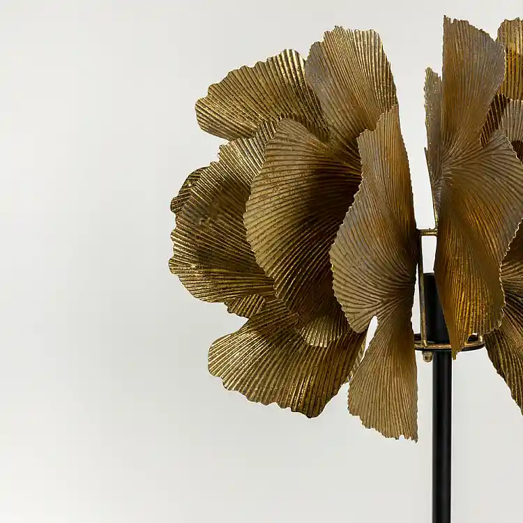 LIBERTA BLOSSOM ΦΩΤΙΣΤΙΚΟ ΕΠΙΔΑΠΕΔΙΟ 49x49x149cm ΜΕΤΑΛΛΟ BROWN GOLD ΜΑΥΡΟ