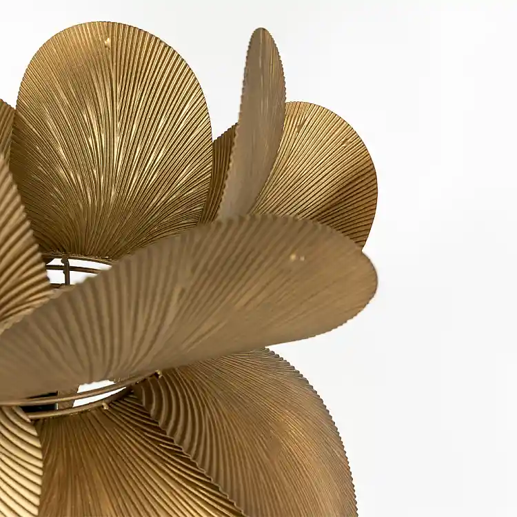 LIBERTA BLOSSOM ΦΩΤΙΣΤΙΚΟ ΕΠΙΔΑΠΕΔΙΟ 44x44x152cm ΜΕΤΑΛΛΟ BROWN GOLD