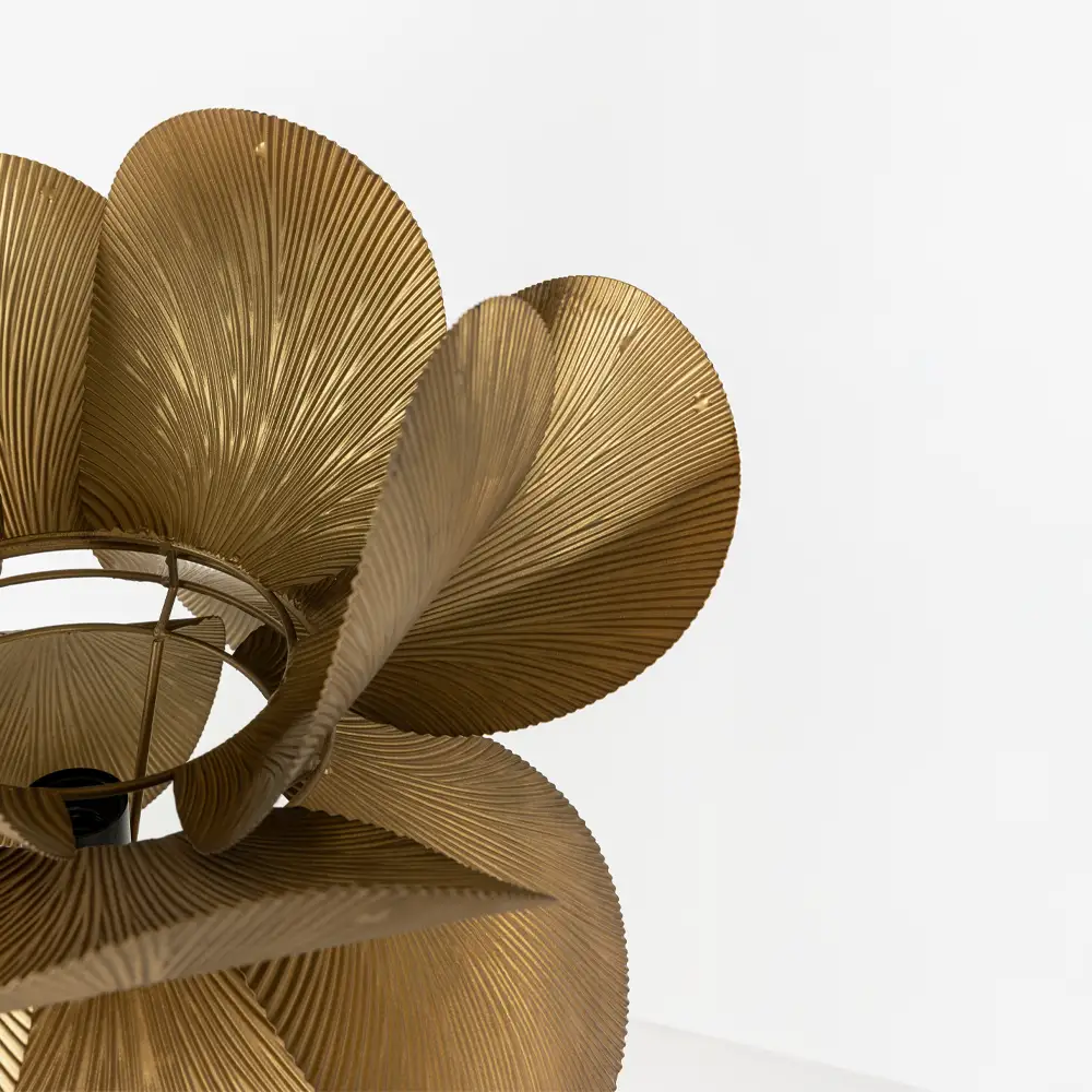 LIBERTA BLOSSOM ΦΩΤΙΣΤΙΚΟ ΕΠΙΔΑΠΕΔΙΟ 44x44x152cm ΜΕΤΑΛΛΟ BROWN GOLD