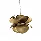 LIBERTA BLOSSOM ΦΩΤΙΣΤΙΚΟ ΚΡΕΜΑΣΤΟ 57x57x43cm ΜΕΤΑΛΛΟ BROWN GOLD