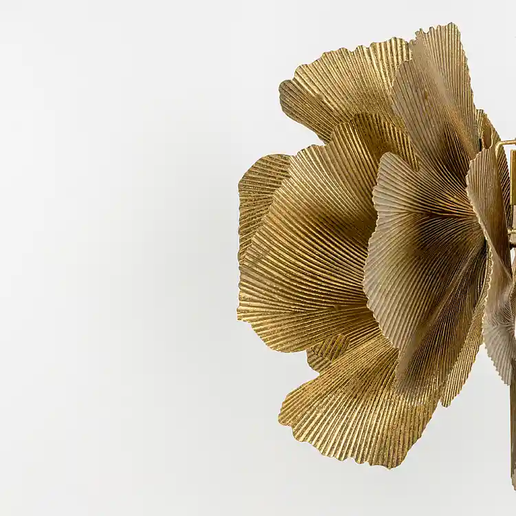 LIBERTA BLOSSOM ΦΩΤΙΣΤΙΚΟ ΚΡΕΜΑΣΤΟ 71x71x50cm ΜΕΤΑΛΛΟ BROWN GOLD