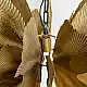LIBERTA BLOSSOM ΦΩΤΙΣΤΙΚΟ ΚΡΕΜΑΣΤΟ 71x71x50cm ΜΕΤΑΛΛΟ BROWN GOLD